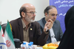 حضور گرم و صمیمانه رییس جهاددانشگاهی در جهاد دانشگاهی هنر