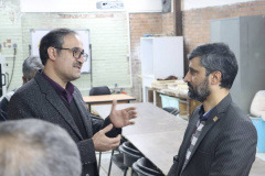 بازدید سرپرست معاونت آموزش و کارآفرینی جهاددانشگاهی از جهاددانشگاهی هنر